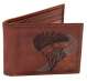   Top Gun Embroidered Sky Chief Leather Trifold W