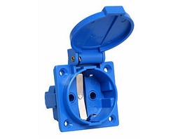 Розетка панельная РП10-3 скрытая с защ крышкой (шт.) - товары на freeboard.com.ua