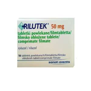        (Rilutek 50 MG 56 Tablet)  .