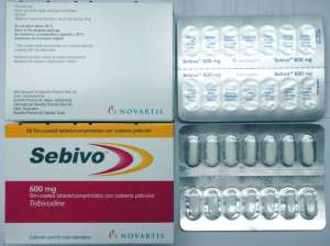        (Sebivo 600 MG 28 Tablet)  . - 