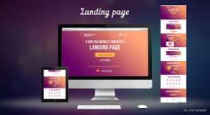    " "  LANDING PAGE - 