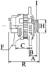     Daewoo Lanos 1,4; 1,5; 1,6 16V; 85 ; 96303556, CA1671IR