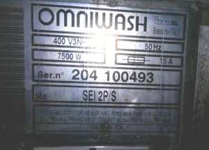   /  Omniwash SEI 2PS, 