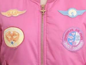    Boeing Pink Nylon Flight Jacket