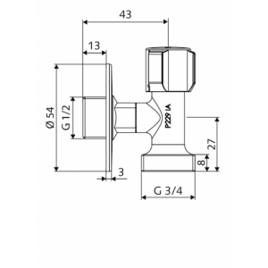    SCHELL 1/2 * 3/4