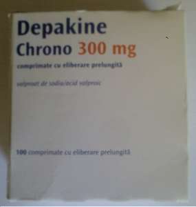   300  Depakine Chrono 300 mg  100