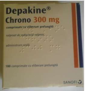   300  Depakine Chrono 300 mg  100