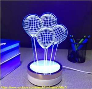  . 3D Led .   . - 