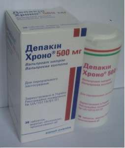   500  Depakine Chrono 500 mg  30
