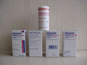   500  Depakine Chrono 500 mg  30