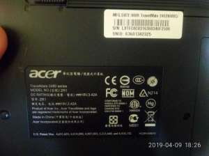   ACER TravelMate 2482NWXCi. 800.