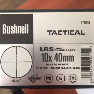   Bushnell Elite Tactical 10x40mm Mil-Dot LRS