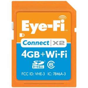   c Wi-Fi Eye-Fi Connect X2 4 GB Class 6 SDHC - 