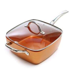   Copper Cook Deep Square Pan 5  1 550 . - 