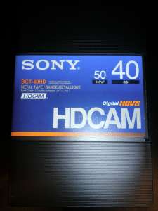   HDCAM Sony BCT-40HD  100  - 