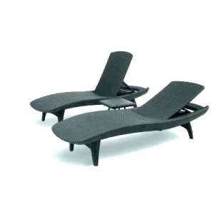   Keter Pacific Set With Table Sunlounger - 