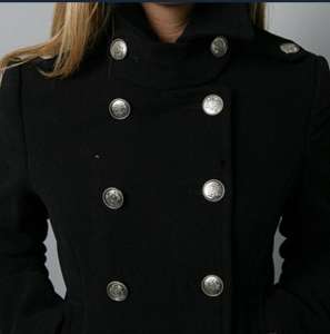   Ladies Wool Long Peacoat Alpha Industries () - 