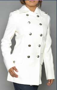   Ladies Wool Long Peacoat Alpha Industries ()