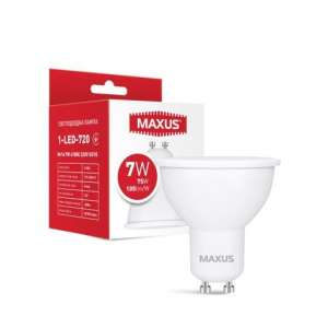   MAXUS 1-LED-721 MR16 7W 3000K 220V GU10