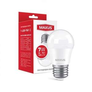   MAXUS 1-LED-745 G45 7W 3000K 220V E27