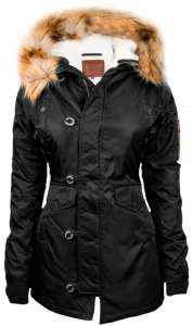   Miss Top Gun Fitted Nylon N-3B Parka () - 