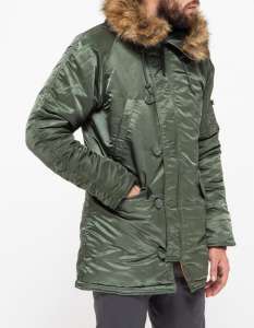   N-3B Slim Fit Parka Alpha Industries () - 