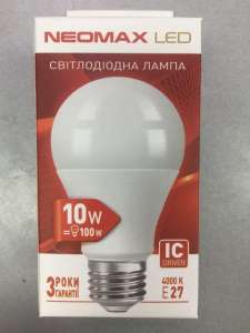   Neomax 10W A60 27 6000