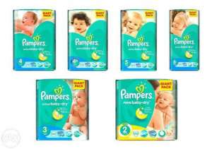   "Pampers Active Baby GIANT PACK"