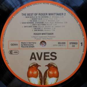   Roger Whittaker  The Best Of Roger Whittaker 2