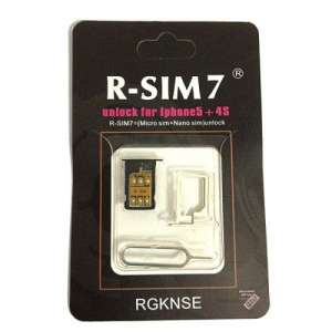   R-SIM 7   Iphone 4, 4S, 5 - 