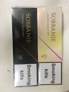   SOBRANIE (gold, black) nano