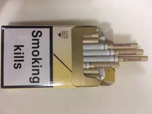   SOBRANIE (gold, black) nano