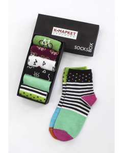   Socks Box Strips Long - 