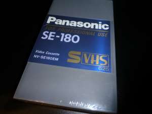   SVHS Panasonic NV-SE180EM Made in Japan