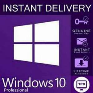   Windows 10 PRO 32/64 bit   RETAIL KEY Multilanguage