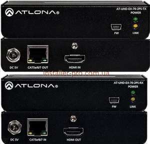  4 HDBaseT  Cat5/6/7  70  Atlona - 