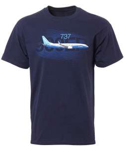  Boeing 737 Graphic Profile T-shirt - 