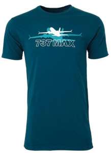  Boeing 737 MAX Shadow Graphic T-Shirt - 