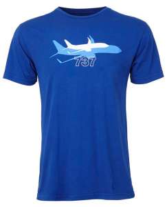  Boeing 737 Shadow Graphic T-Shirt