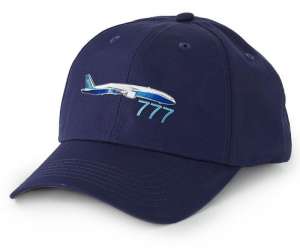  Boeing 777 3D Emblem Hat - 