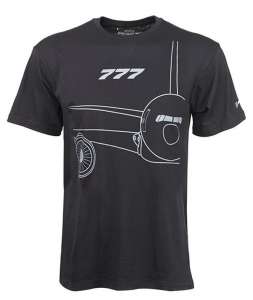  Boeing 777 Midnight Silver T-Shirt - 