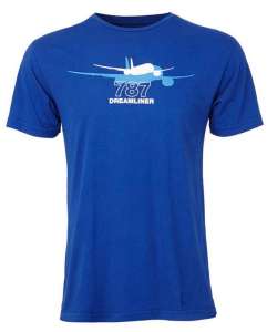  Boeing 787 Dreamliner Shadow Graphic T-Shirt - 