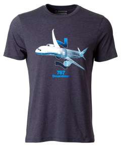  Boeing 787 Dreamliner X-Ray Graphic T-Shirt - 