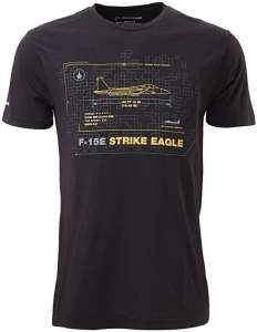  Boeing F-15E Strike Eagle Schematics T-Shirt