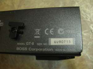  BOSS GT-8 Guitar Effects Processor.