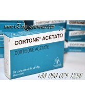  Cortisone acetat 20 25  - - 