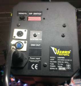  DMX  Wizard Lighter 24 V 250 W
