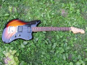 Fender Blacktop Jazzmaster HS Guitar