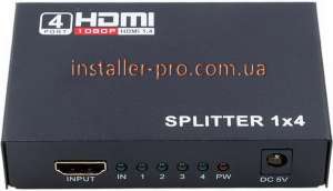  HDMI 1x4 v1.4 3D 1080p THSP104
