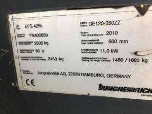  Jungheinrich EFG 425k (777).